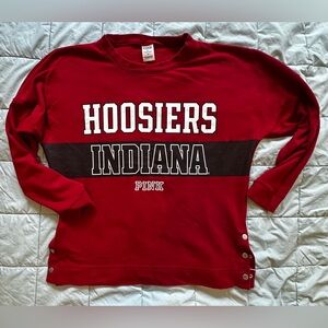 Pink Victoria’s Secret IU oversized sweatshirt size L